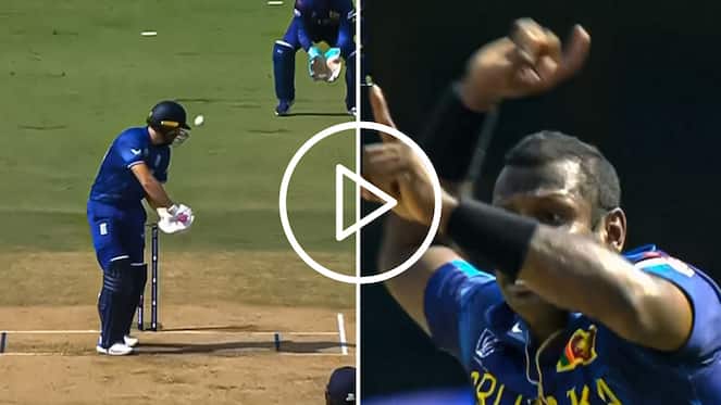 [Watch] Angelo Mathews Takes 'Big Wicket' Of Malan In Dream World Cup Comeback